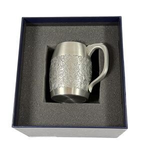 Royal Selangor Hand Finished Isthmus Home Collection Pewter Tankard 012154 box